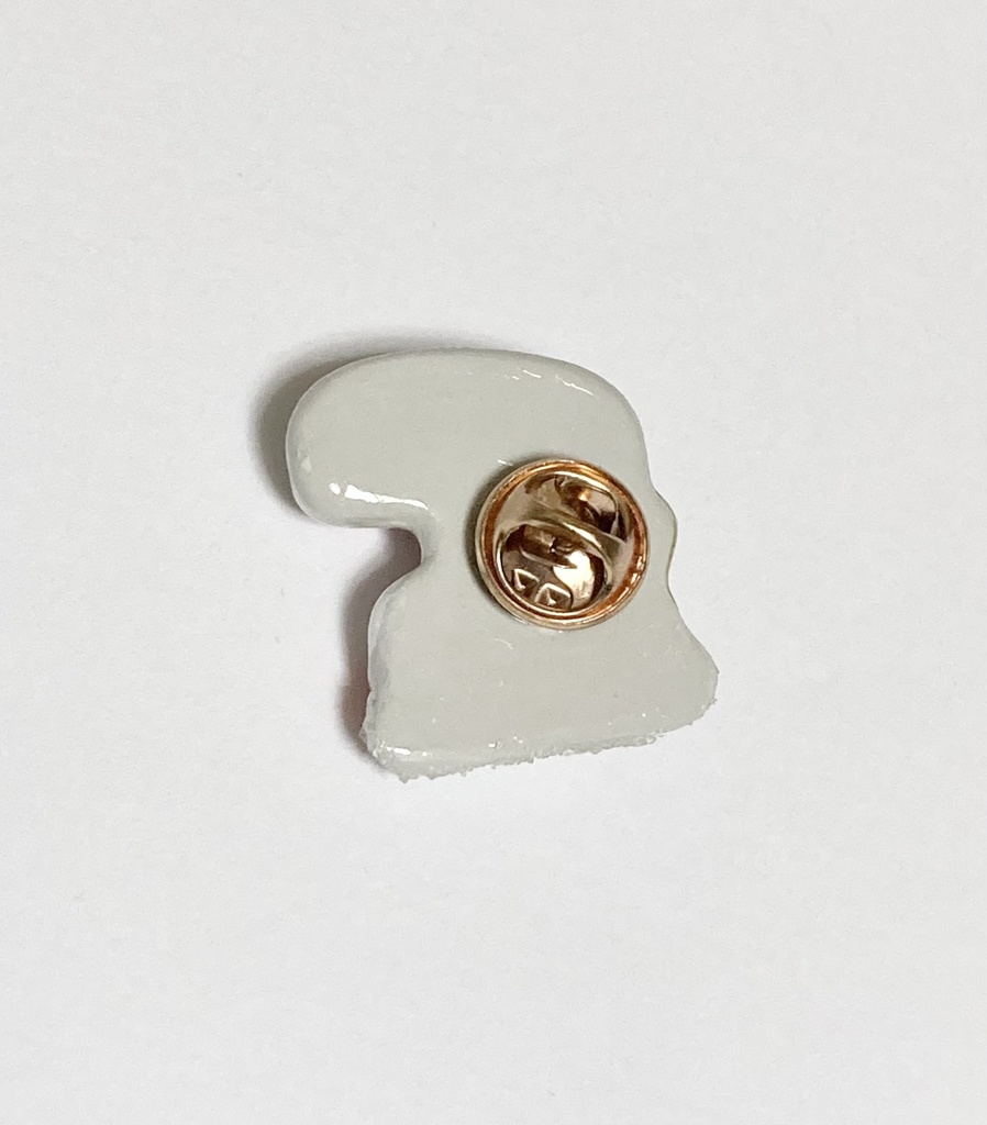 のんびり石バッジ