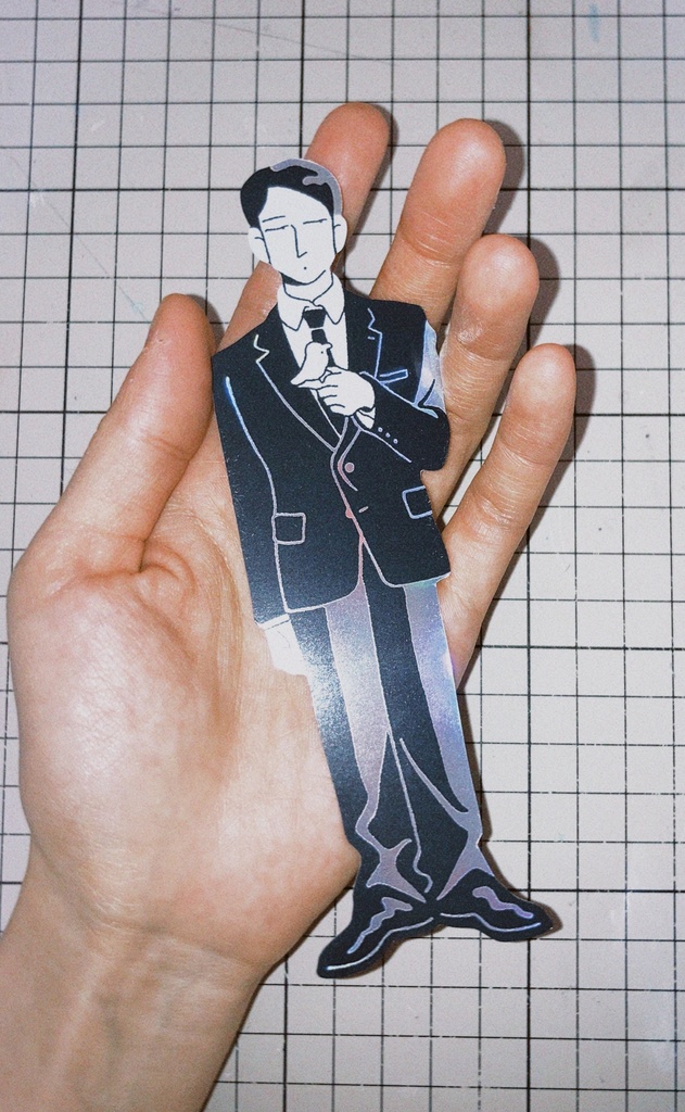 キラリーマン全身ステッカー