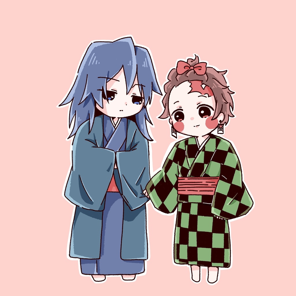 義勇さんと炭ちゃんのアクキー
