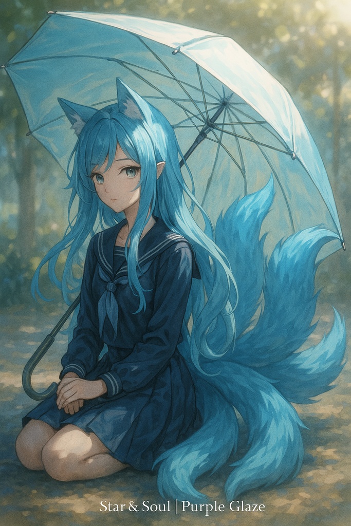 傘の言葉 × 紫琉璃イラスト集 vol.1