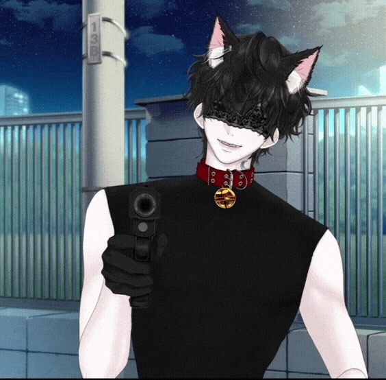 【1点限定 Live2D】 Black-and-white thief wolf