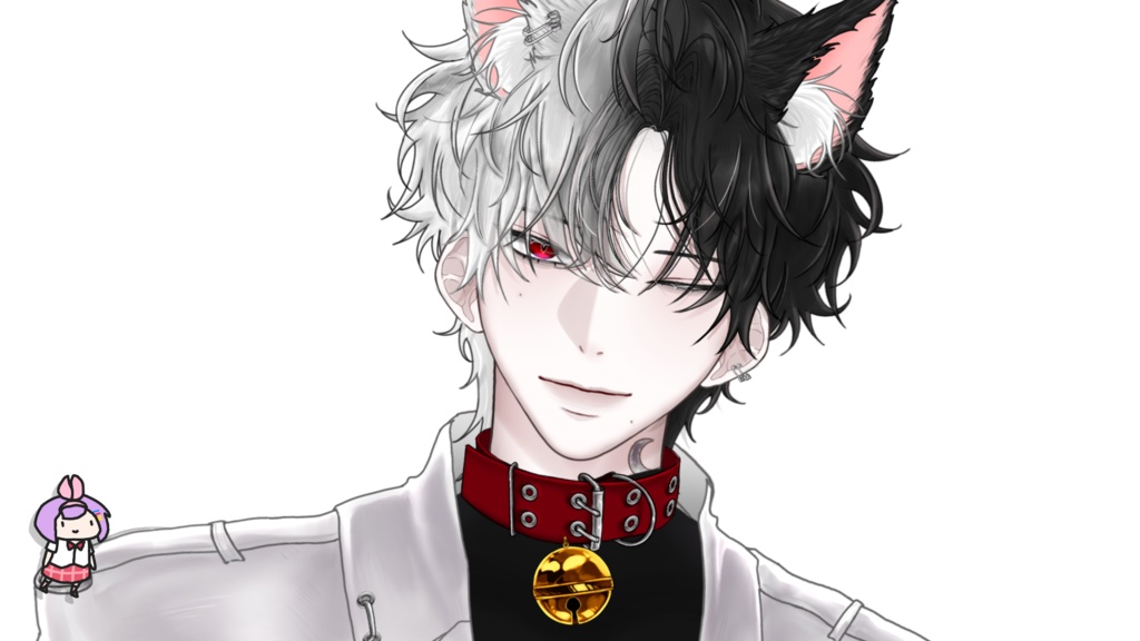 【1点限定 Live2D】 Black-and-white thief wolf