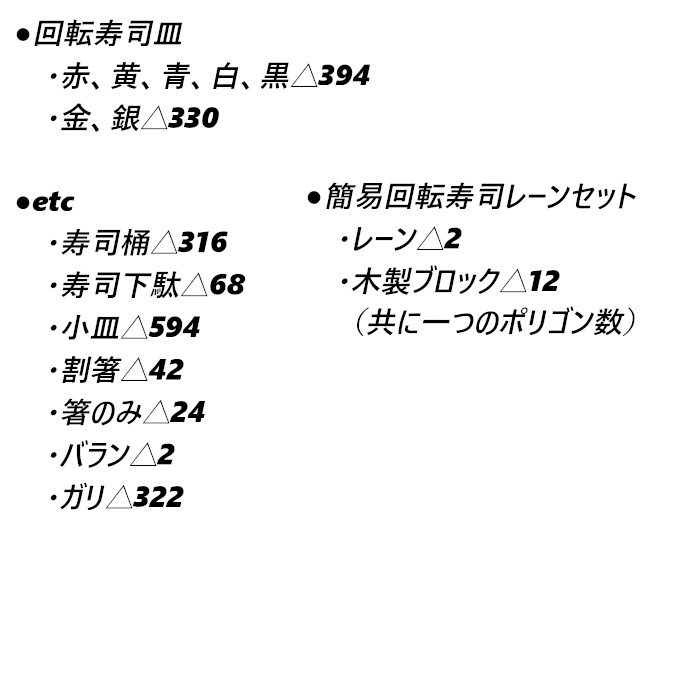 002 お寿司セット ~期間限定セール中~