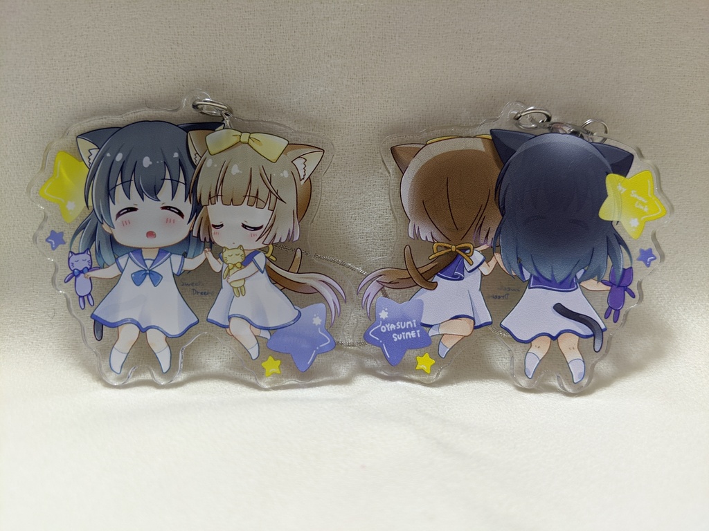 【アクリルストラップ】おやすみすいめい