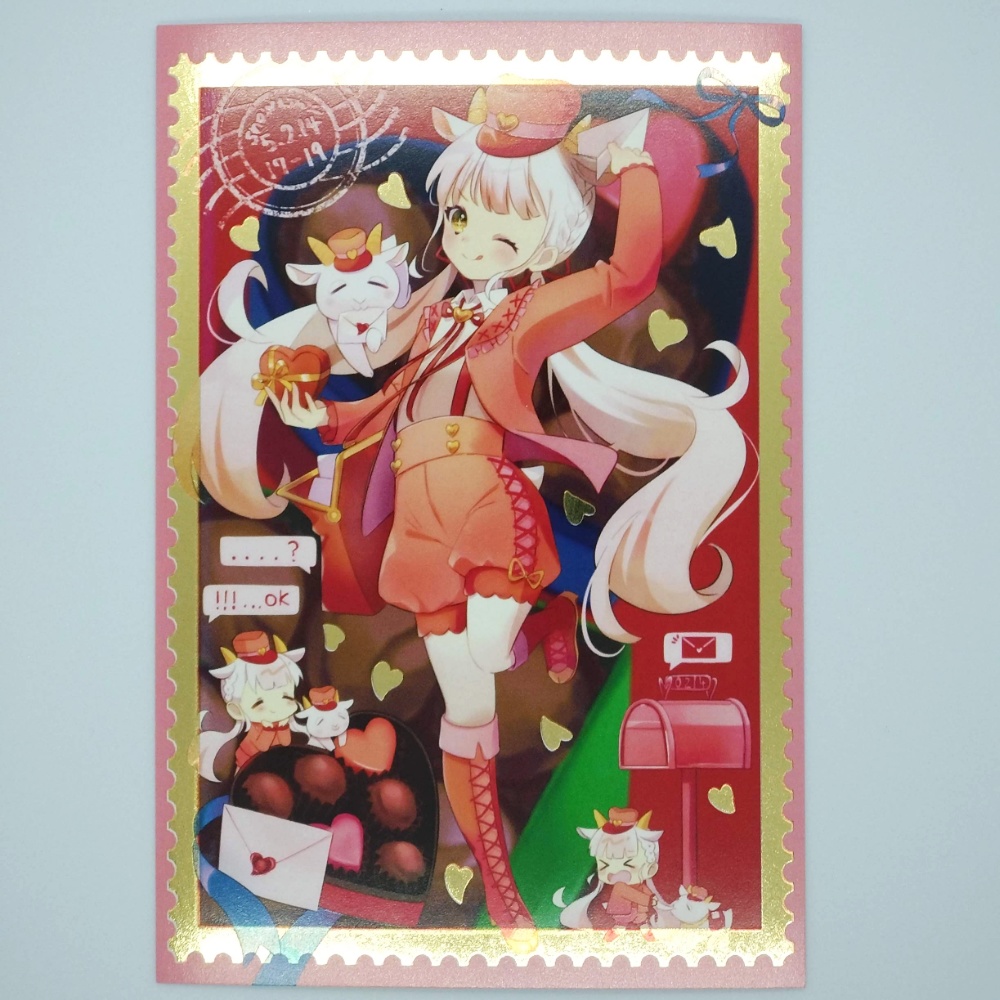 【ポストカード】いっくよ～💌