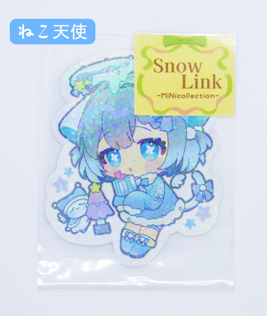 【ステッカー】クリスマスねずみメイド/ねこ天使