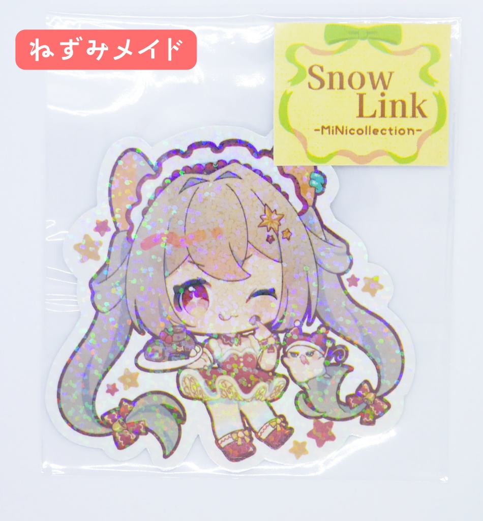 【ステッカー】クリスマスねずみメイド/ねこ天使