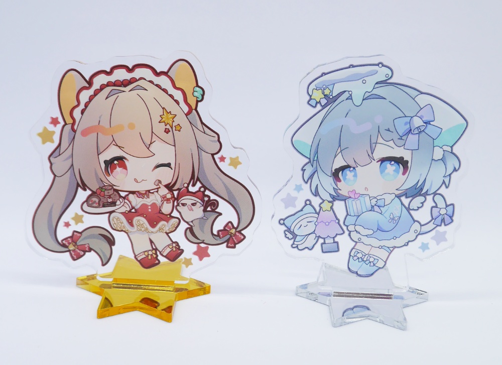 【アクスタ】クリスマスねずみメイド/ねこ天使