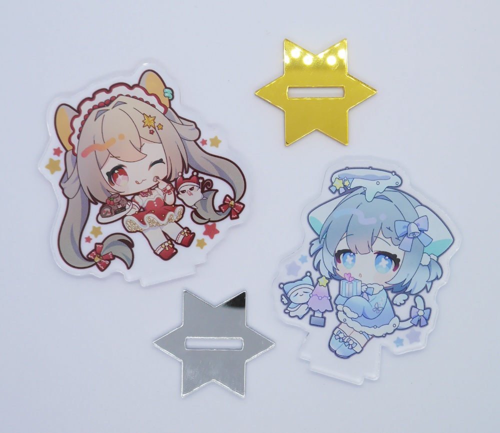 【アクスタ】クリスマスねずみメイド/ねこ天使