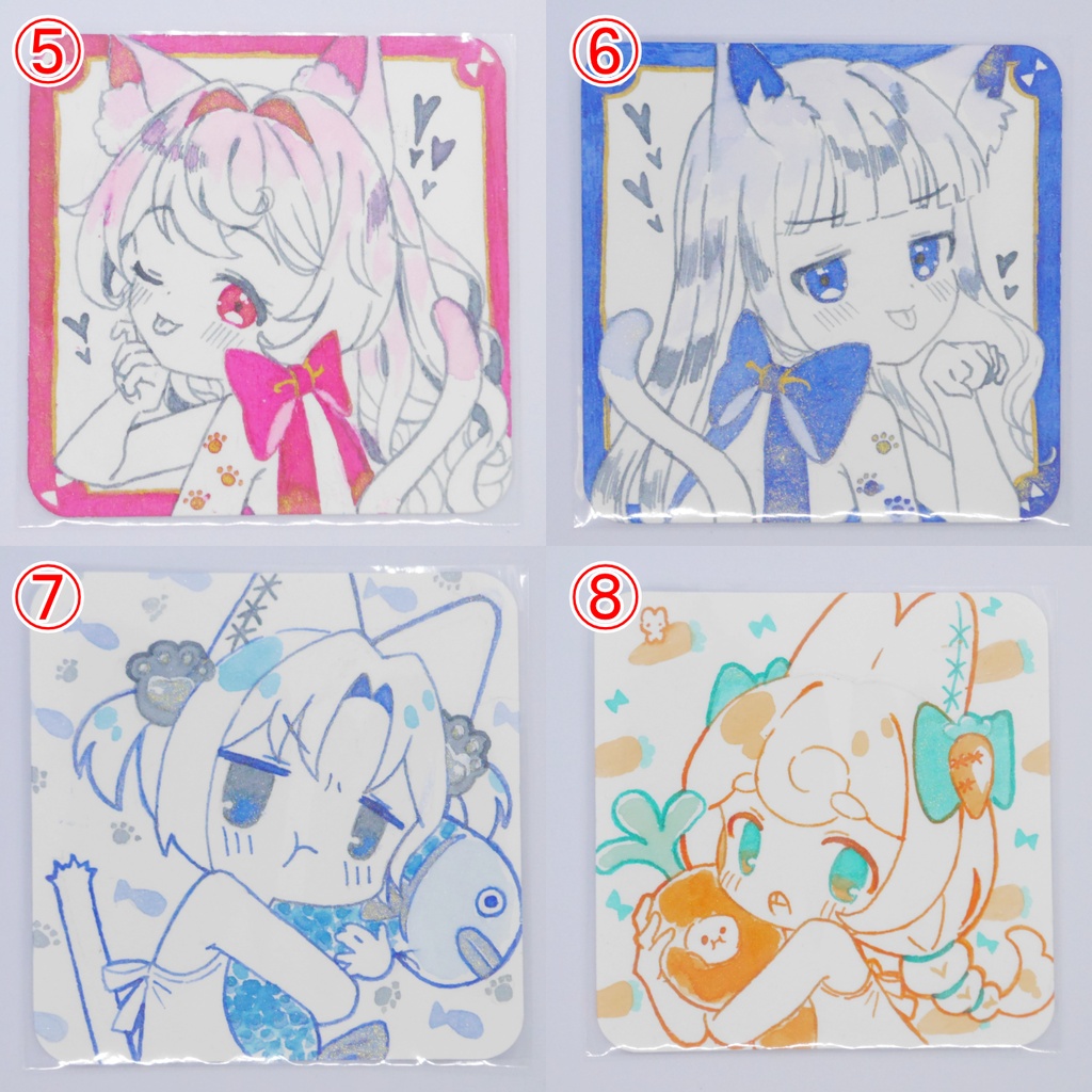 【1点もの原画】ましかくペーパードローイング
