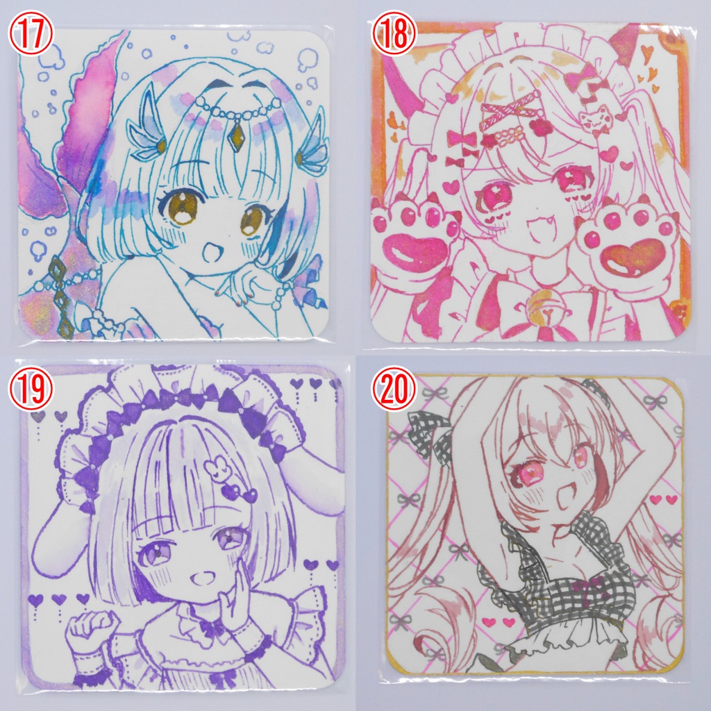 【1点もの原画】ましかくペーパードローイング