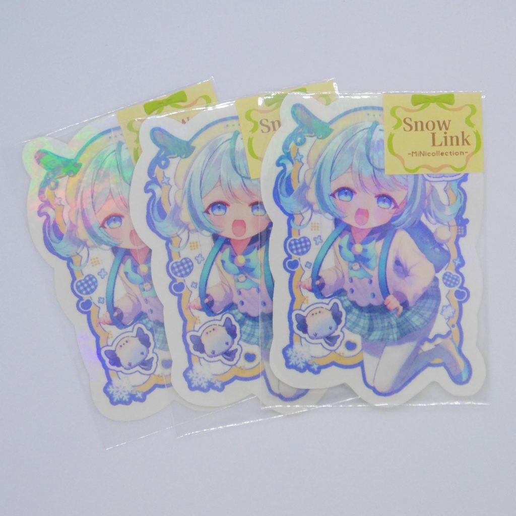 【ステッカー】エナガ シロちゃんきらきらステッカー