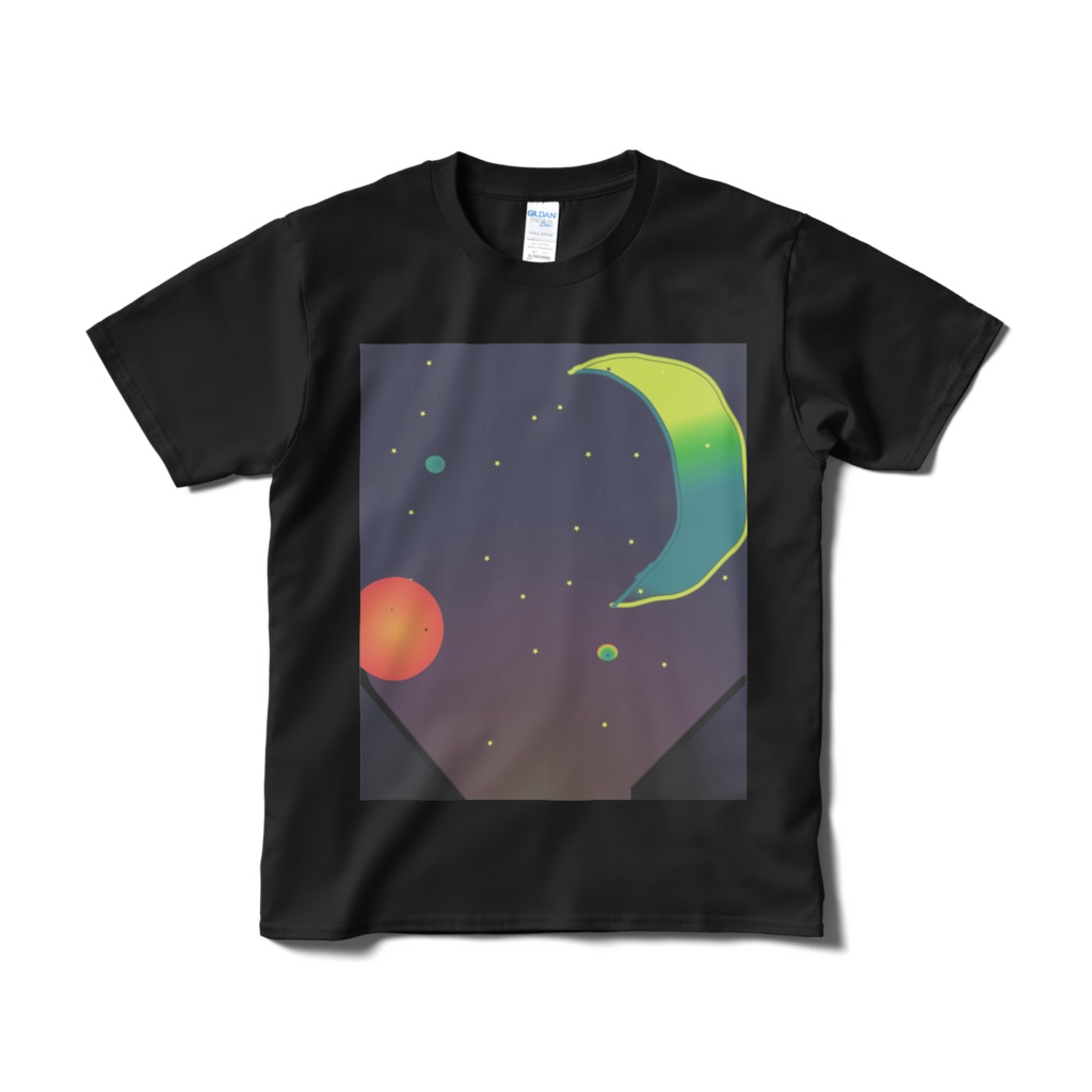 プラネタリウムTシャツ・ブラック