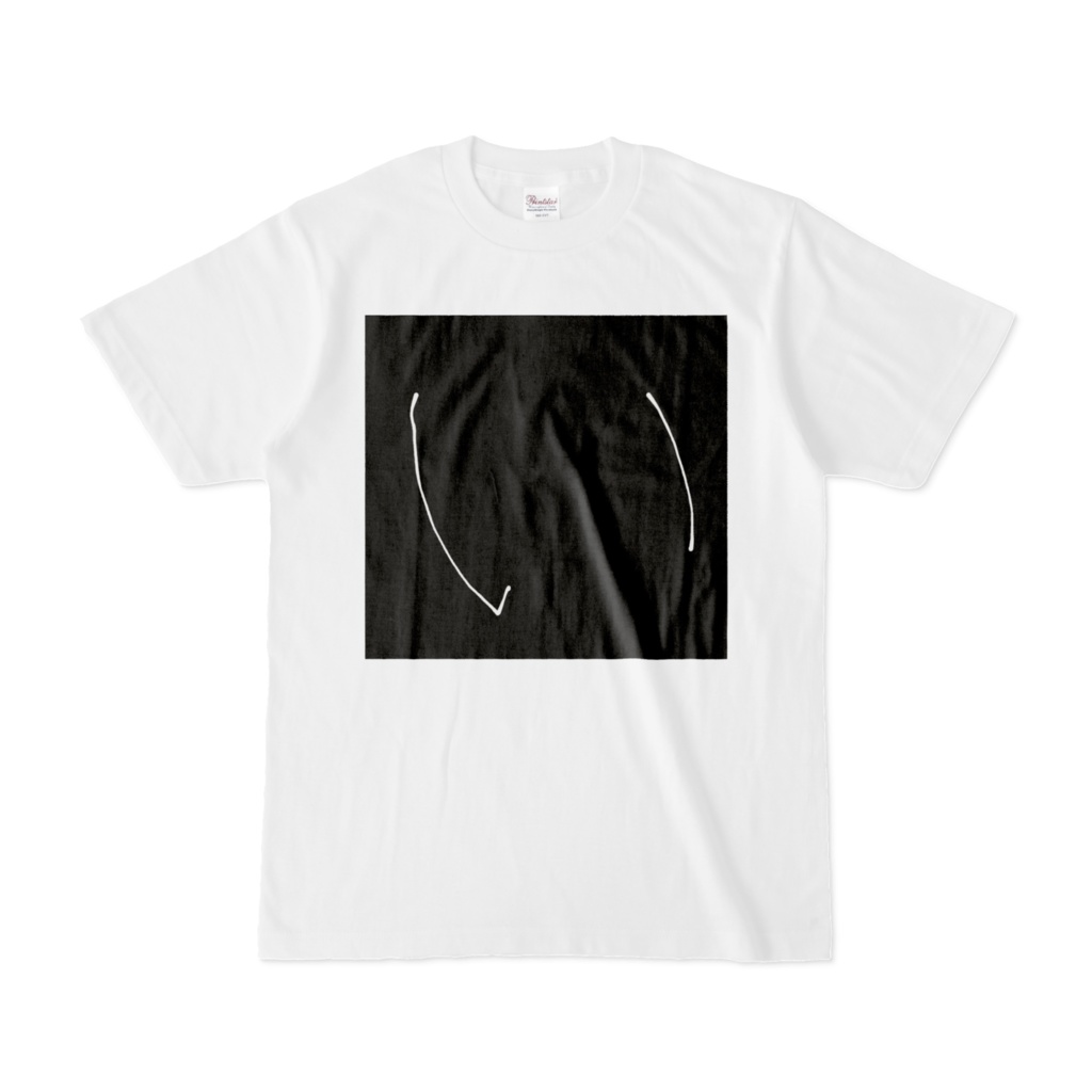 ひらがな文字『い』Tシャツ。