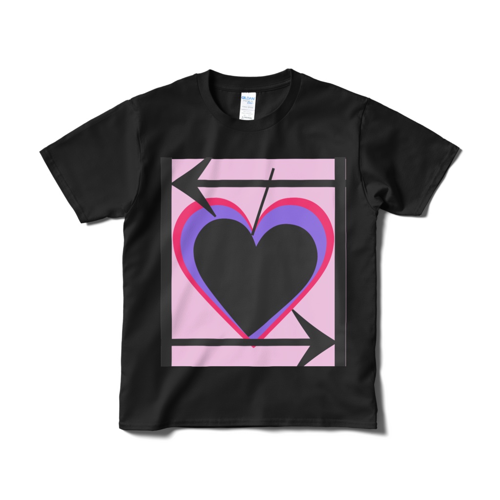 クラッチハートTシャツ。