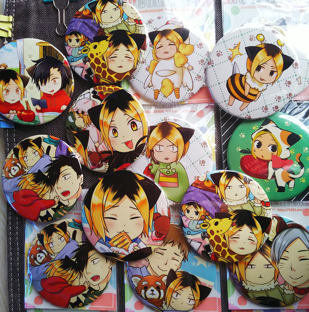 【バッジ 76mm】 表紙等 10種類