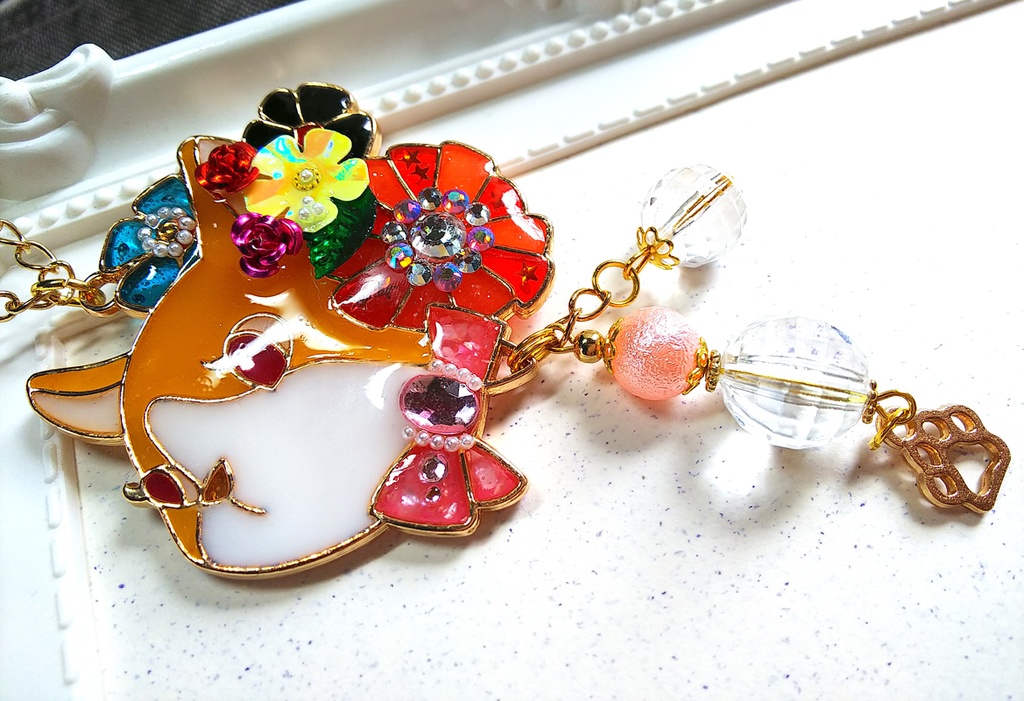 【受注生産】ハンドメイド/レジンアクセサリー/猫 【孤爪研磨モチーフ】