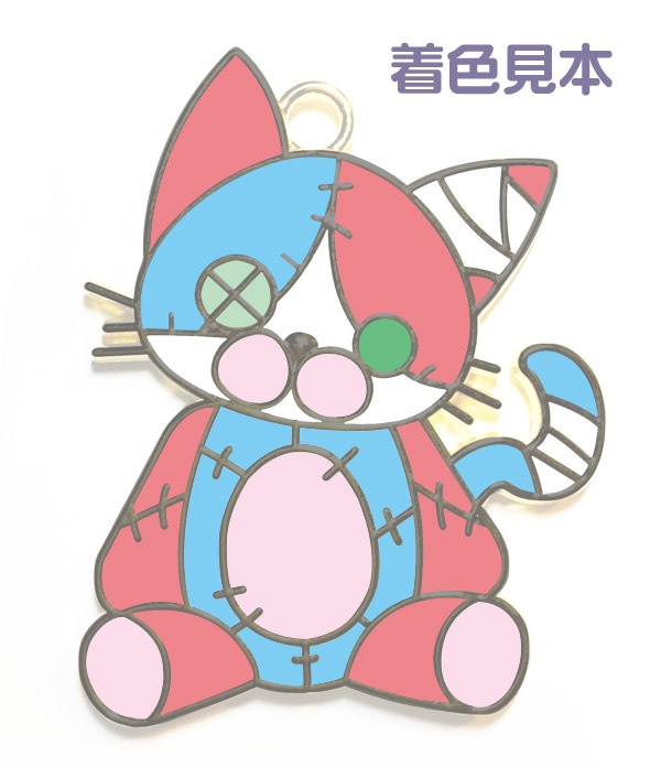 【オーダー専用】ハンドメイド/レジンアクセサリー/ツギハギネコ