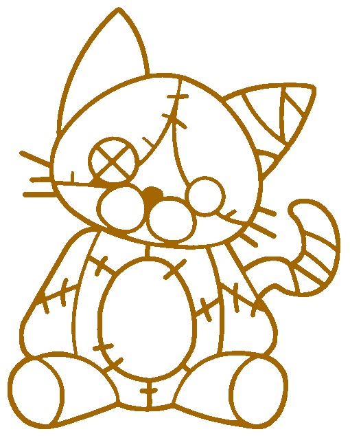 【オーダー専用】ハンドメイド/レジンアクセサリー/ツギハギネコ