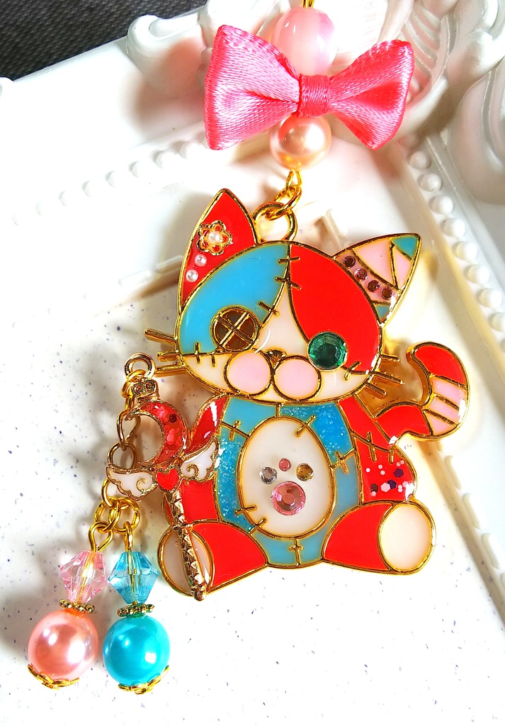 受注生産【あんさんぶるスターズ!2wink葵兄弟モチーフ】ハンドメイド/レジンアクセサリー/猫