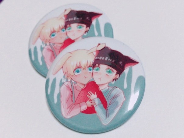 あかあむmgmg缶バッチ