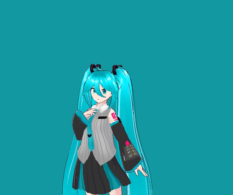 Hatsune Miku V6 VRoid + Vrm model