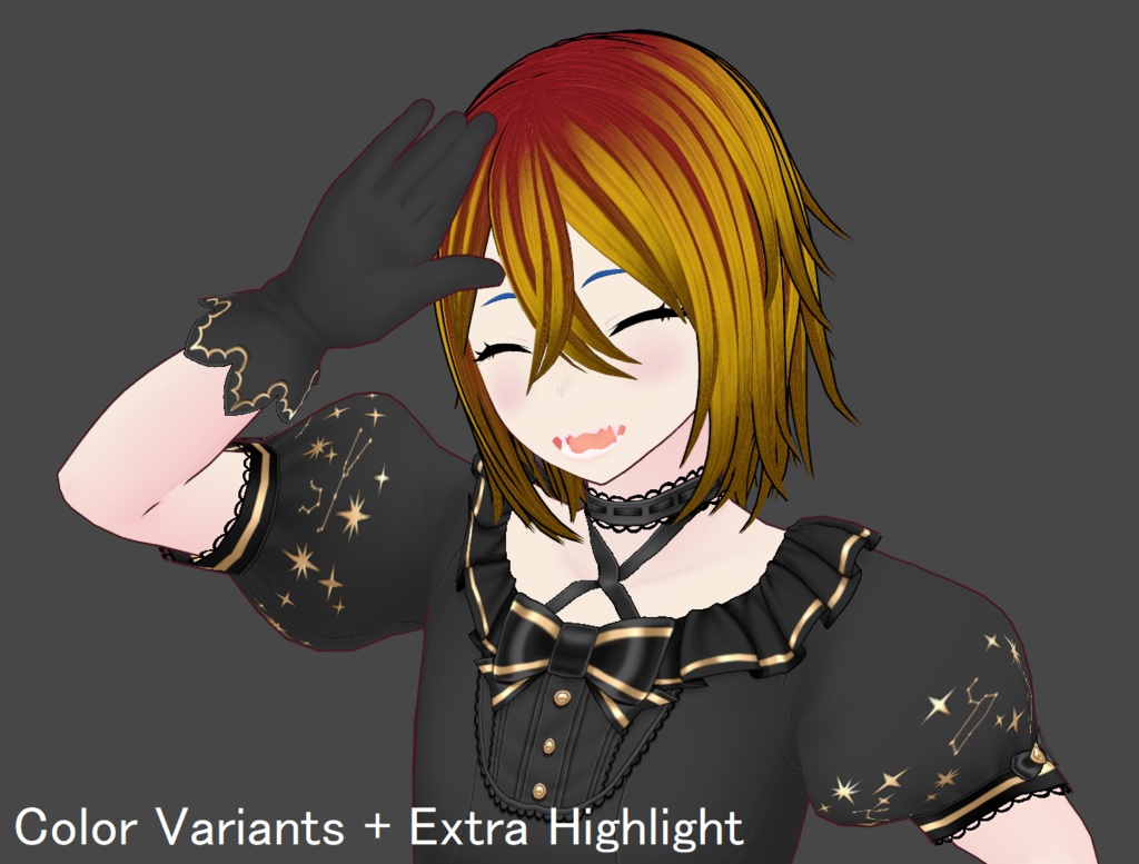 PTU Frosting Highlight + Hair Texture Variants