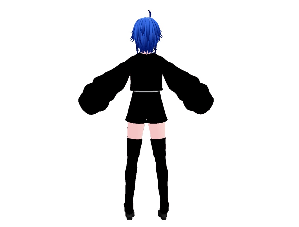 Vroid High Waist Outfit