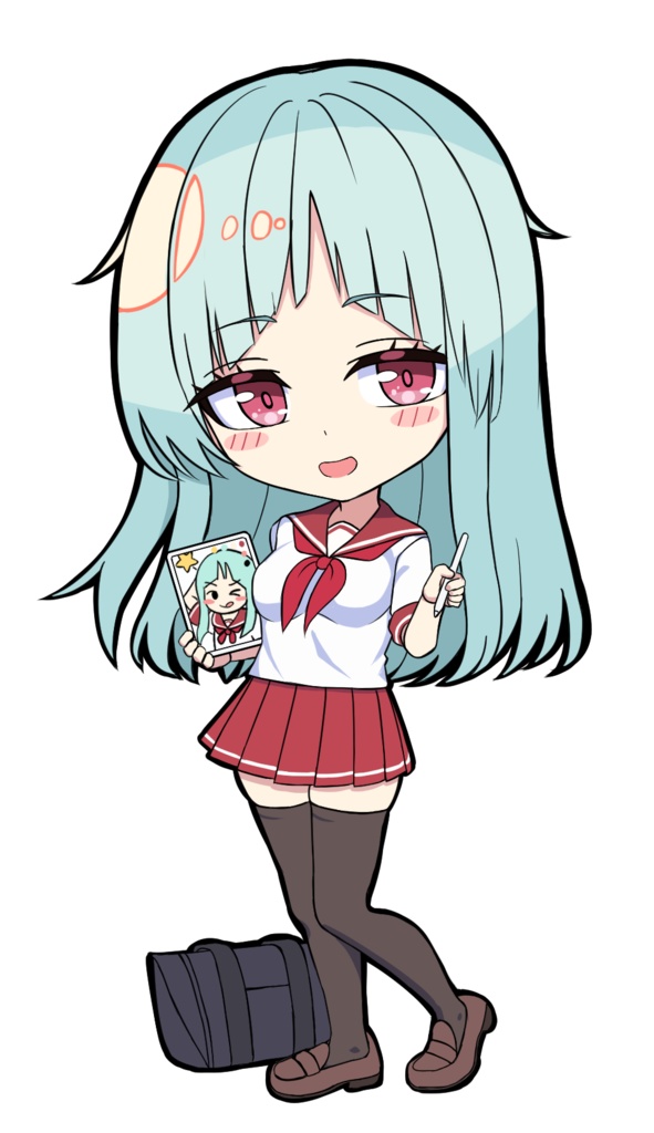 公文代魅白ちゃんアクリルキーホルダー