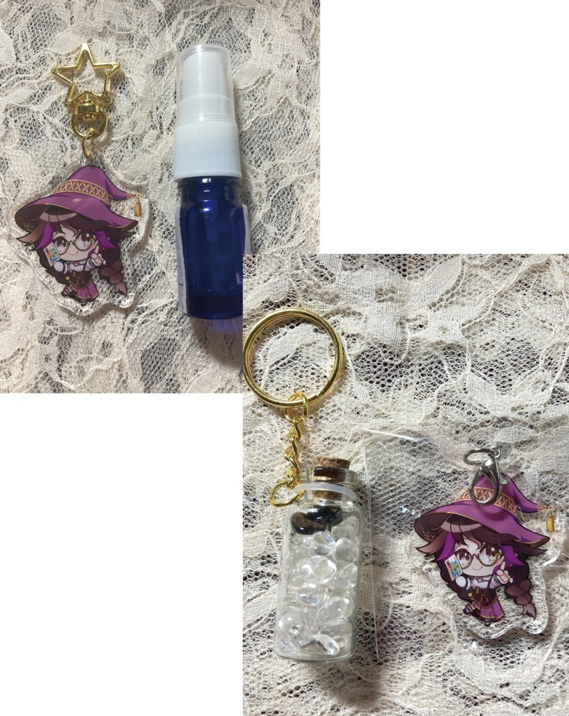 チャーム+キーホルダーセット