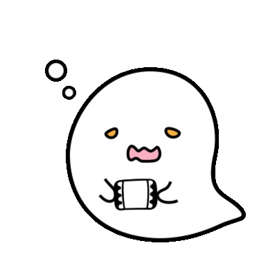 【無料フリー素材】ハロウィン動くおばけ3種類【Halloween】gif・動画・無料素材 #Vtuber素材