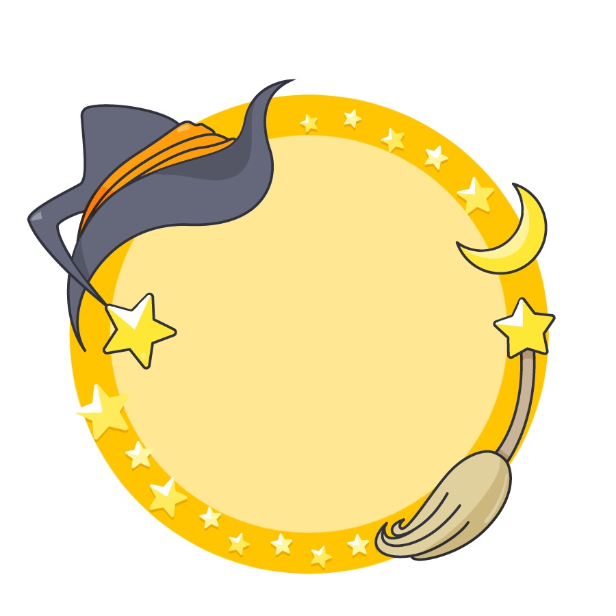 【無料 フリー素材】ハロウィンアイコン枠飾り【#Vtuber素材】