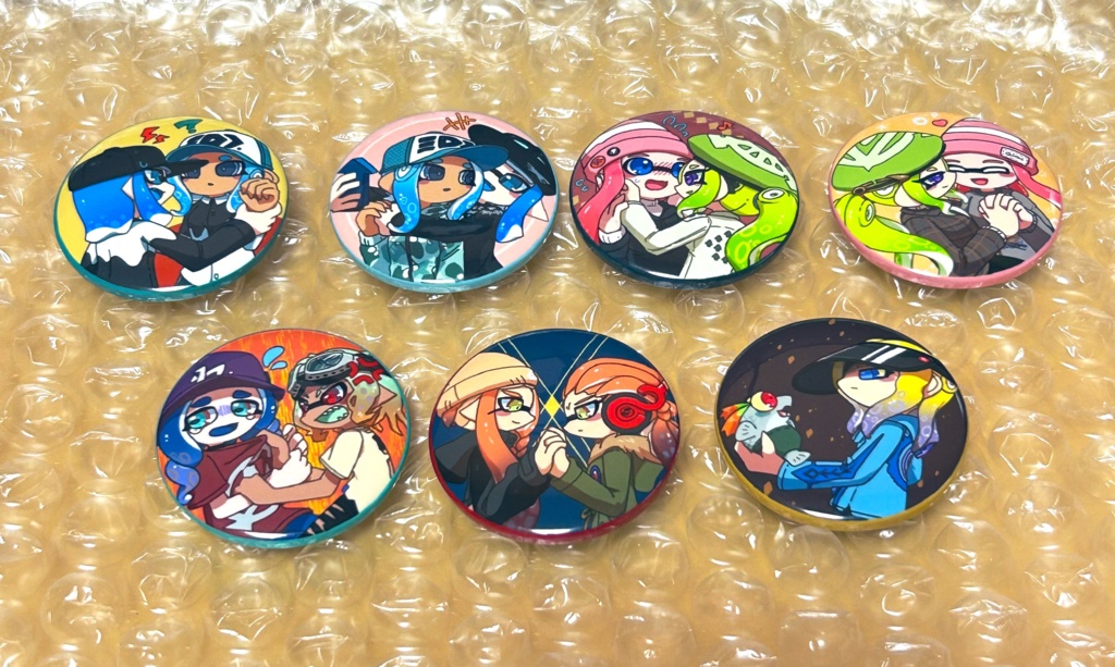 イカタコ缶バッジ