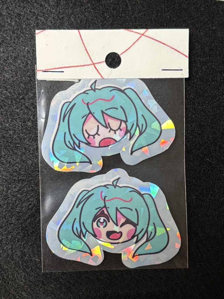 【初音ミク】ホログラムステッカーB