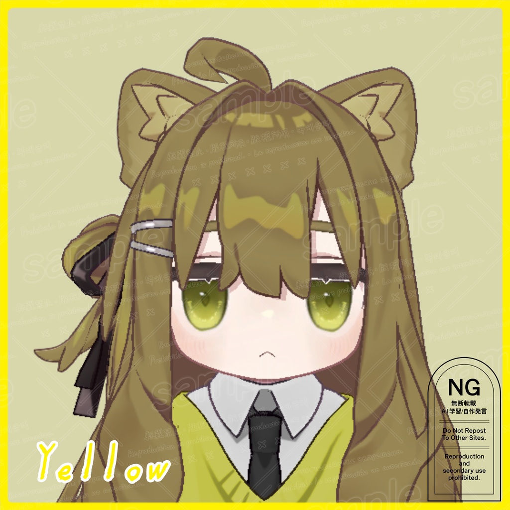 【キプフェル対応-eye texture】ねこっぽいおめめ【全8色】