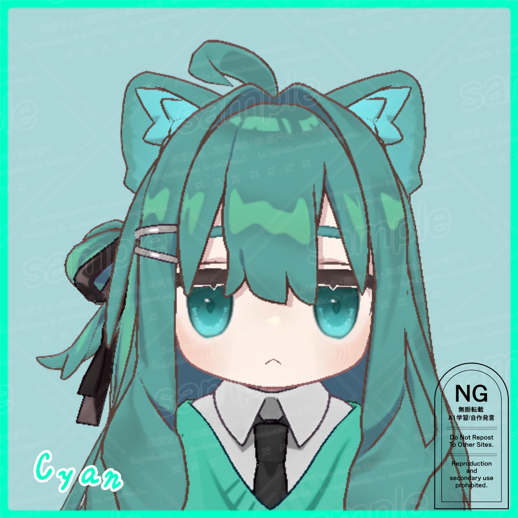 【キプフェル対応-eye texture】ねこっぽいおめめ【全8色】