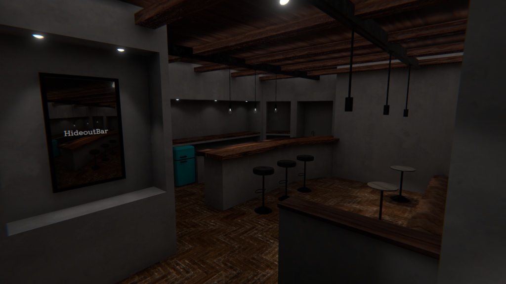 【VRC向けワールド】HideoutBar