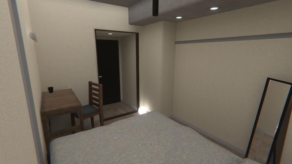 【VRC向けワールド】CompactRoom