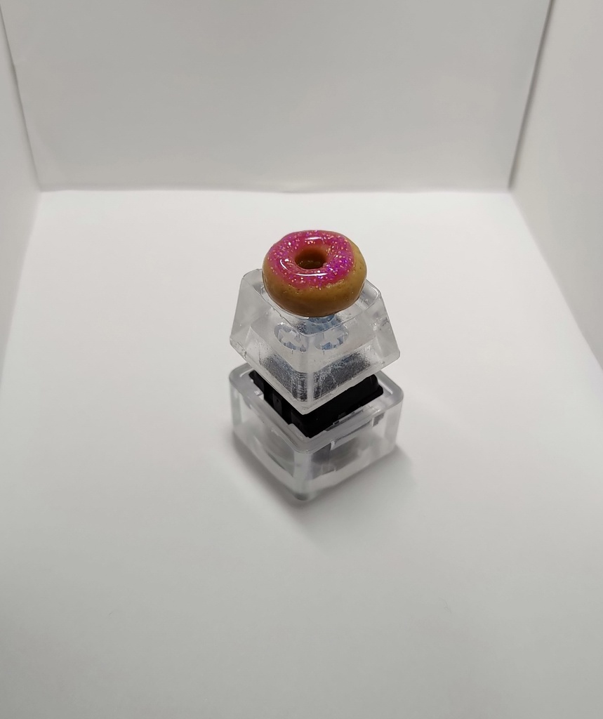 のっかりドーナツピンク キーキャップ