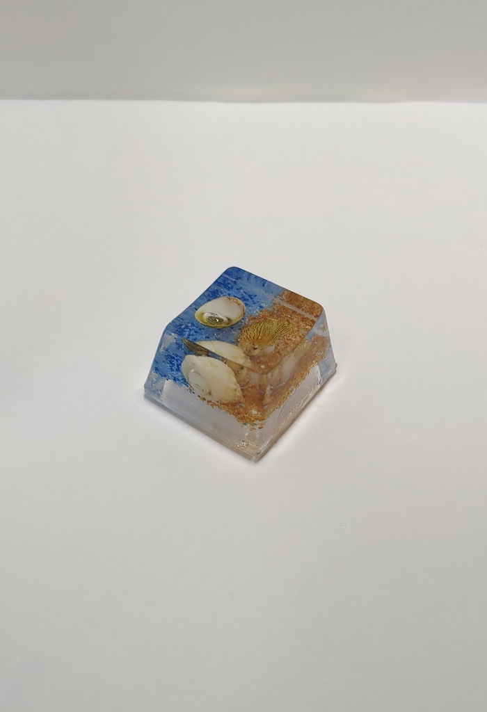 貝殻 茶青 キーキャップ