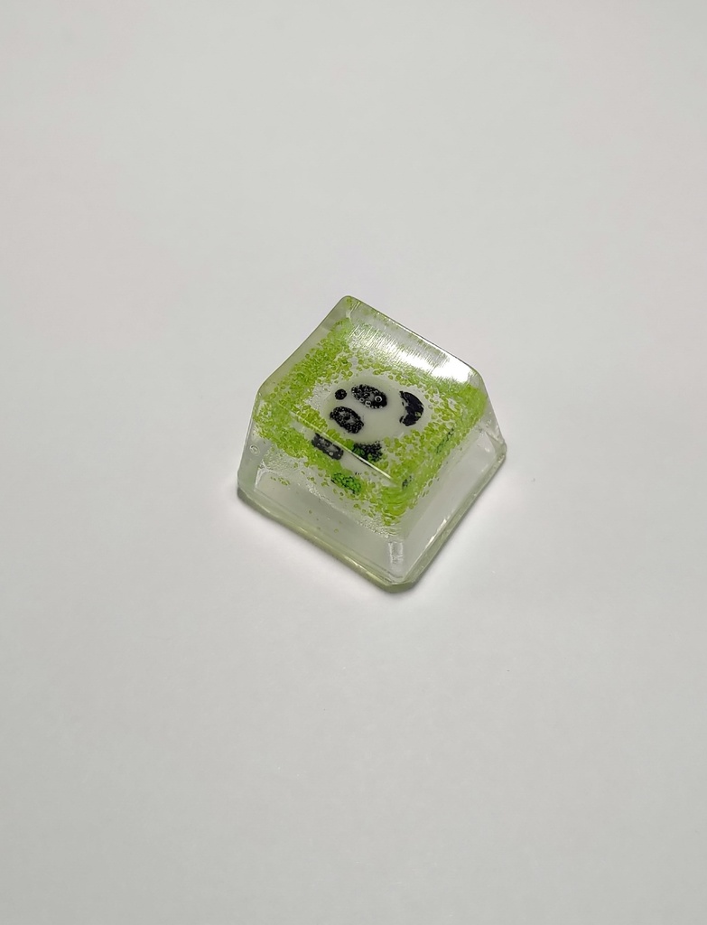 パンダ 緑 キーキャップ