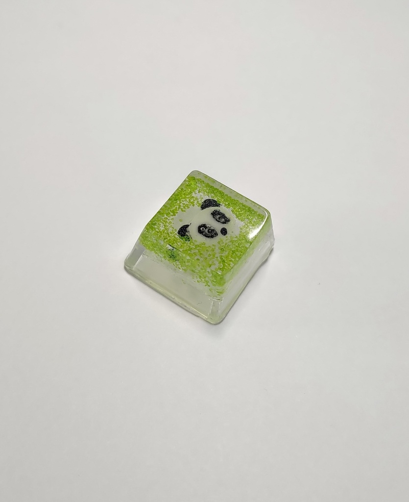 パンダ 緑 キーキャップ