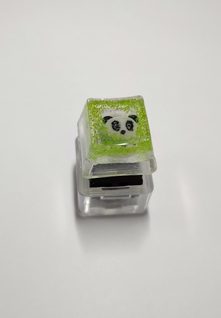 パンダ 緑 キーキャップ