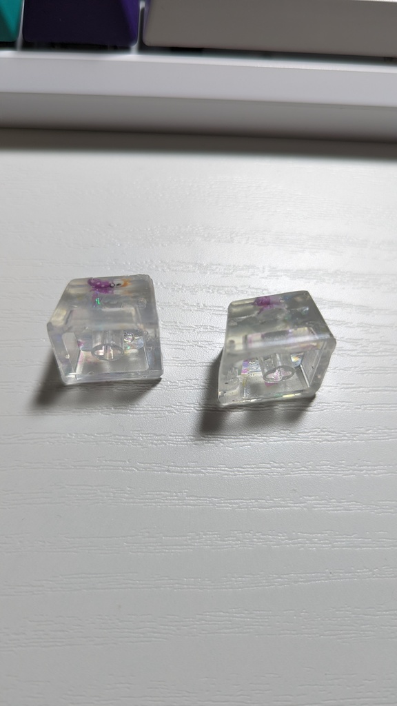 猫シールA キーキャップ 2個セット