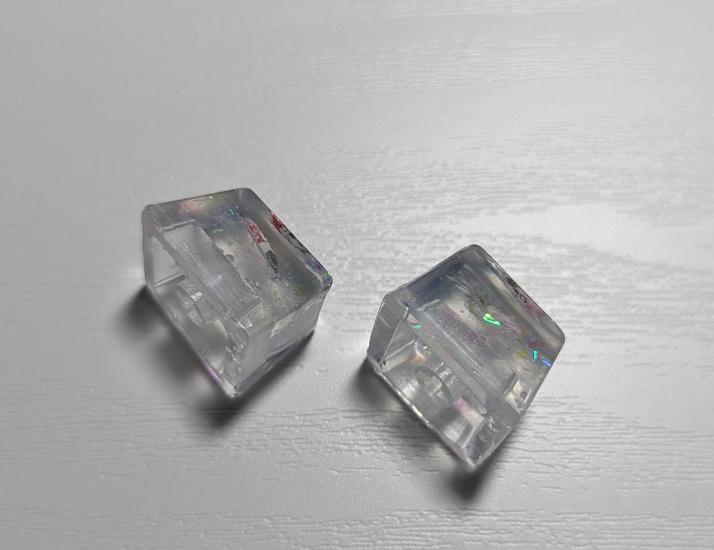 猫シールR キーキャップ 2個セット