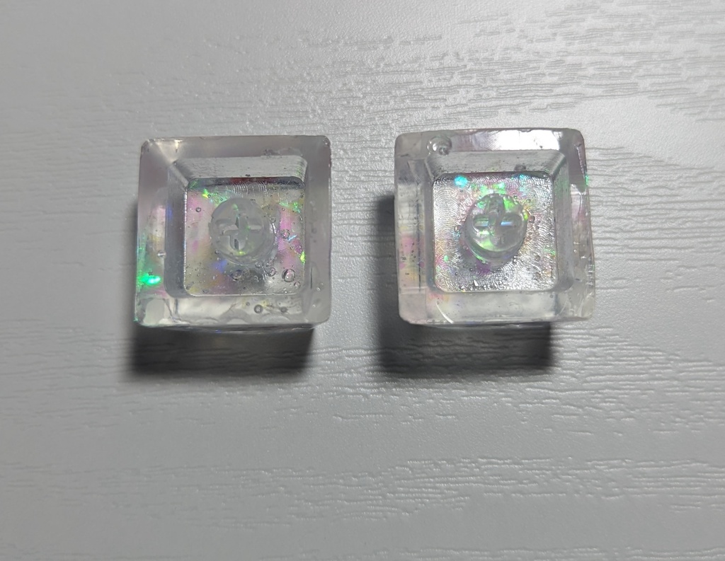 猫シールR キーキャップ 2個セット