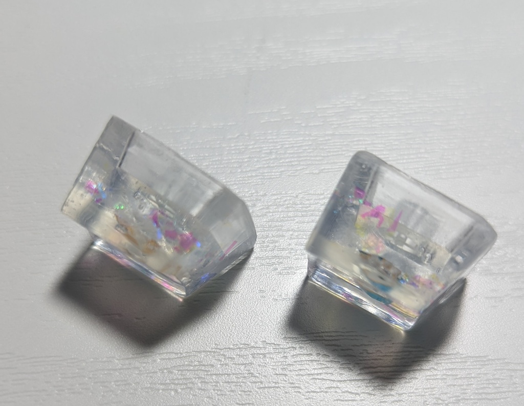 猫シールB キーキャップ 2個セット