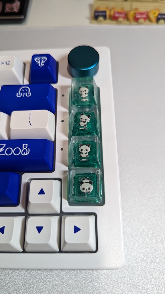 パンダシール キーキャップ4点セット