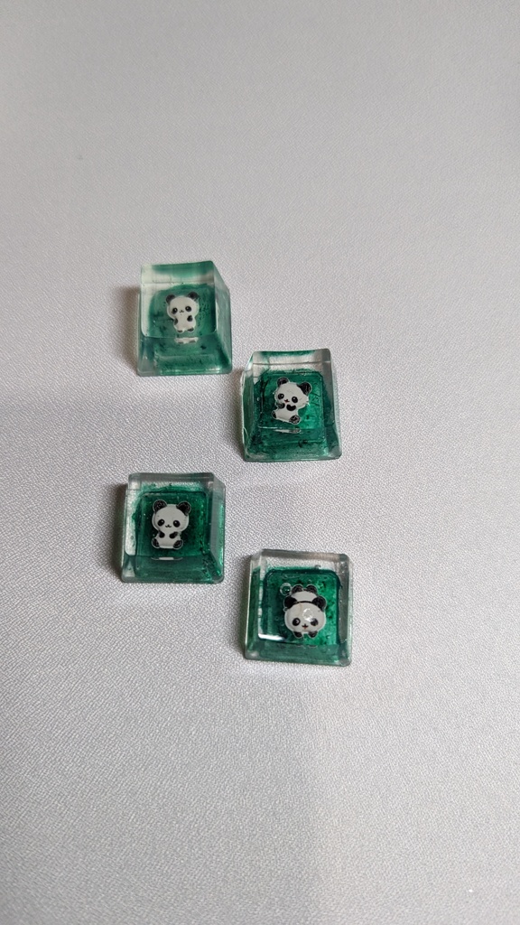 パンダシール キーキャップ4点セット