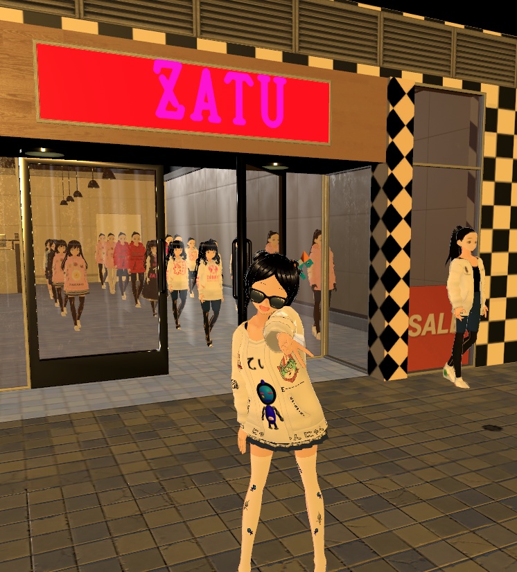 ZAIBORGセット（Tシャツ＋カーディガン＋ロングソックス）